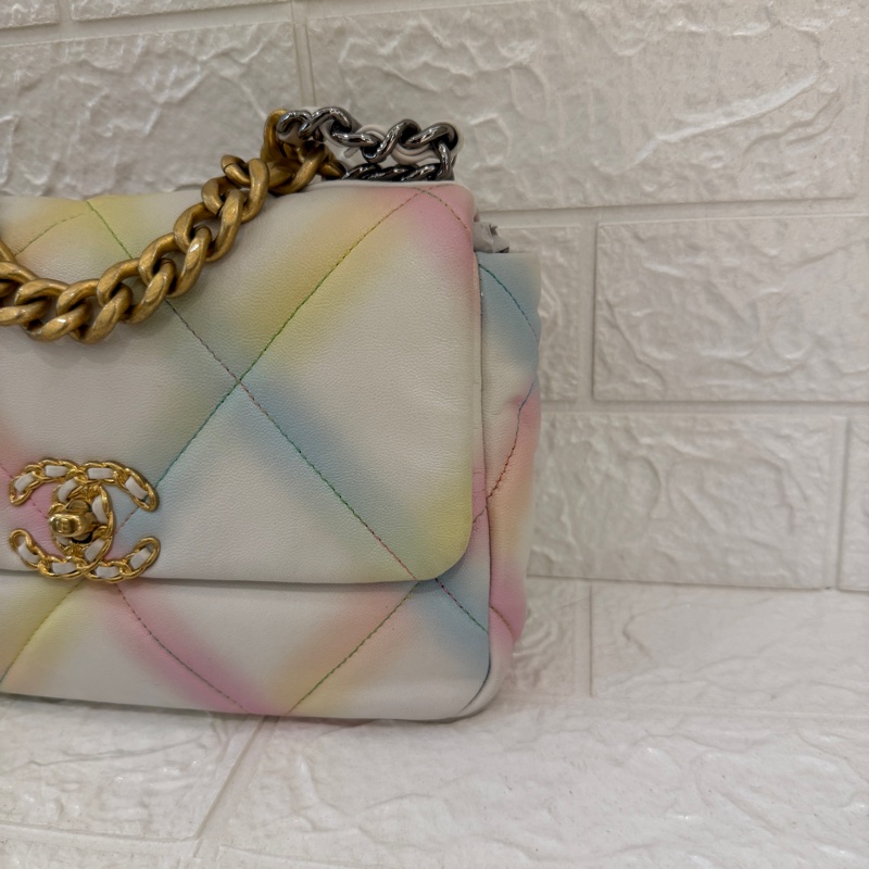 香奈兒超美白彩19鏈包26公分-3