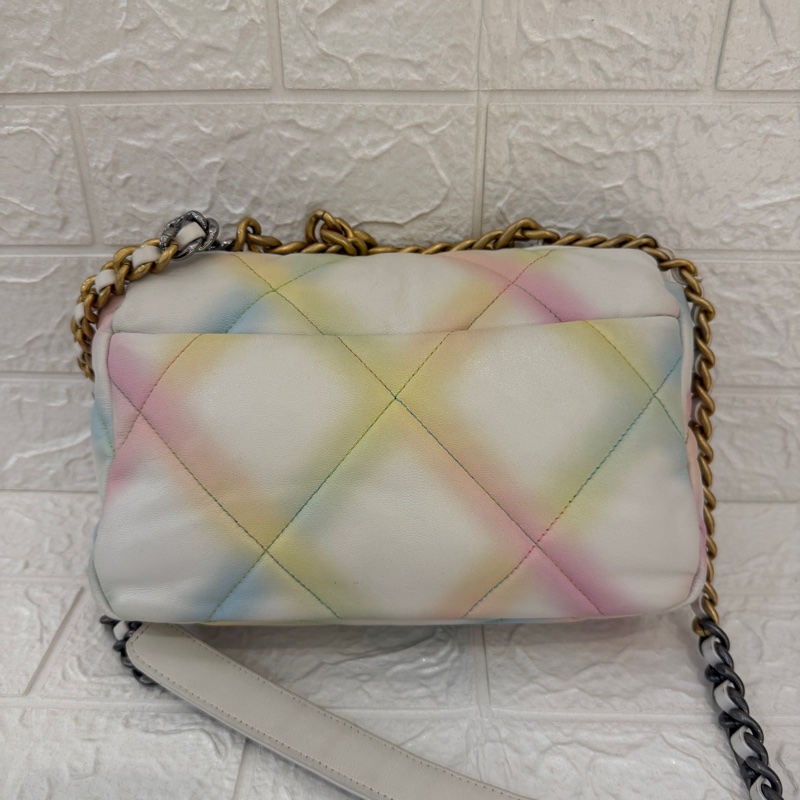 香奈兒超美白彩19鏈包26公分-4