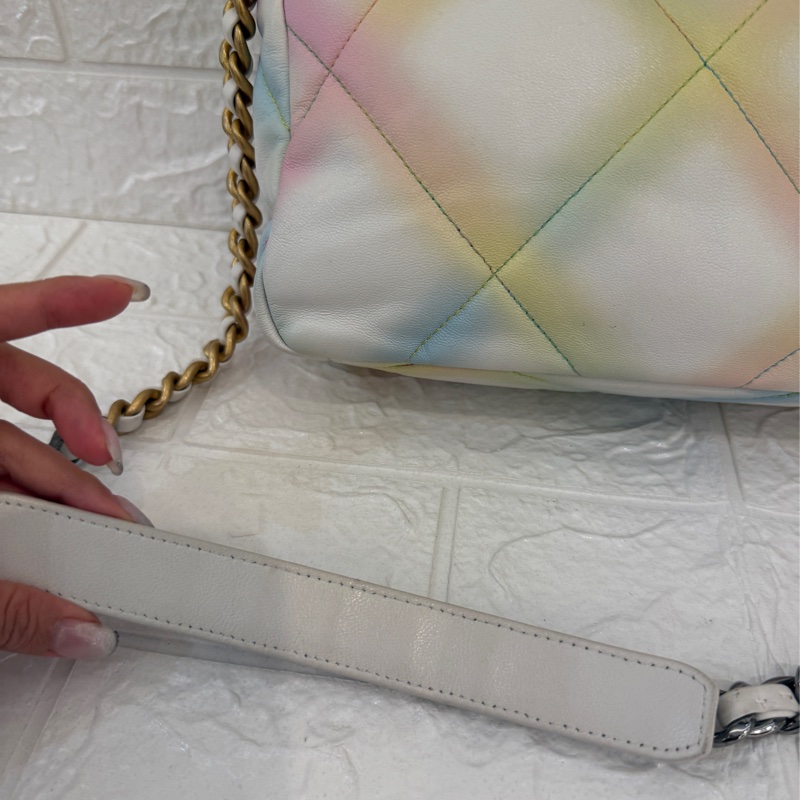 香奈兒超美白彩19鏈包26公分-6