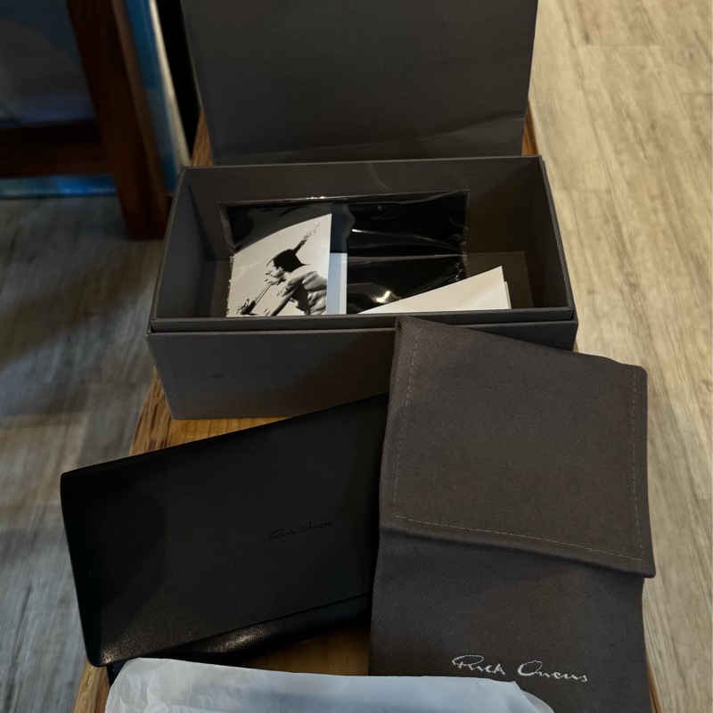 Rick Owens Black & Brown Mask Sunglasses-16