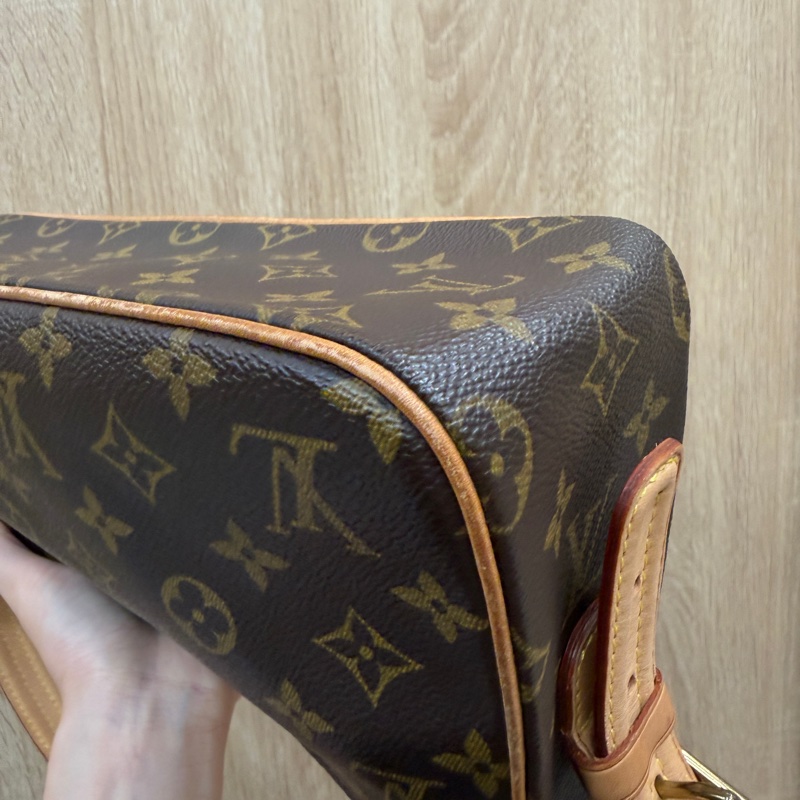 LV 原花金釦Viva Cite MM手提肩背包M51164-11