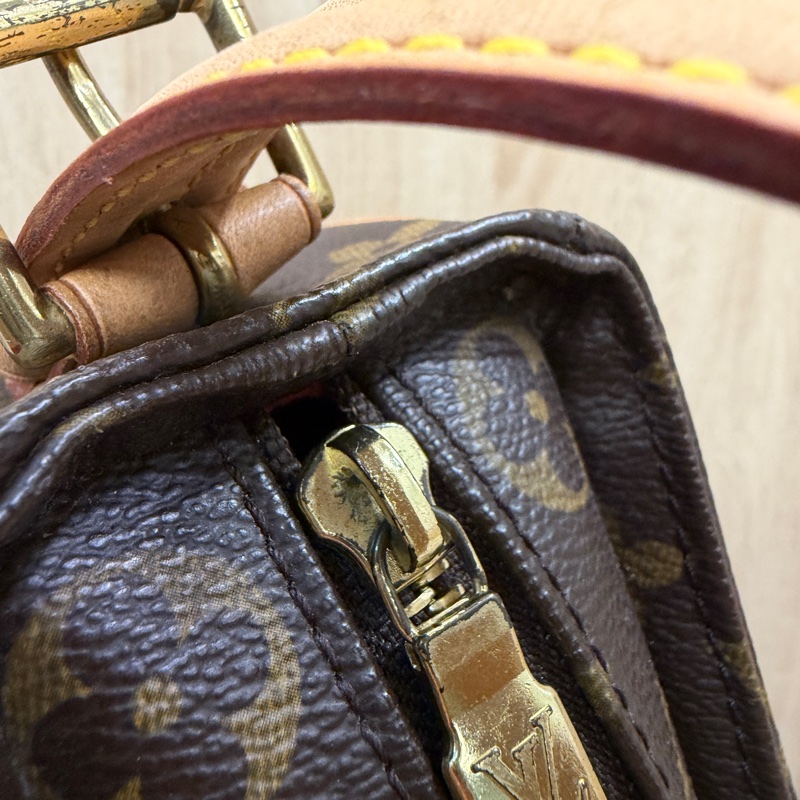 LV 原花金釦Viva Cite MM手提肩背包M51164-20