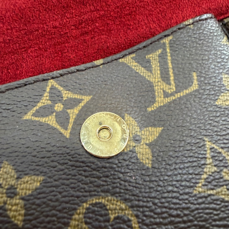 LV 原花金釦Viva Cite MM手提肩背包M51164-25