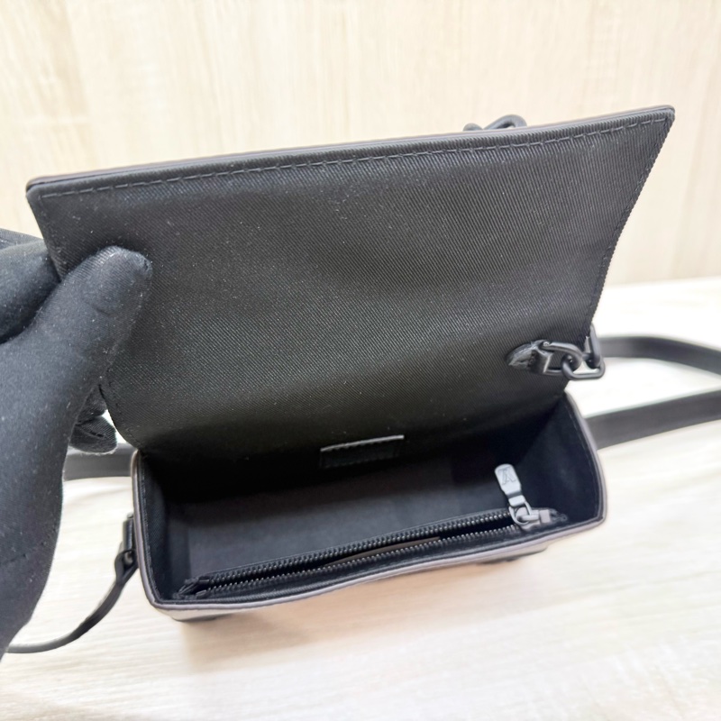 LV原花拚牛皮Steamer插釦斜背包M83613-10