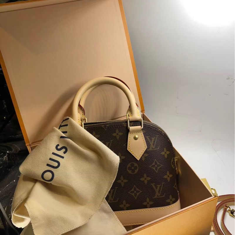 LV Alma BB 老花贝壳包-4