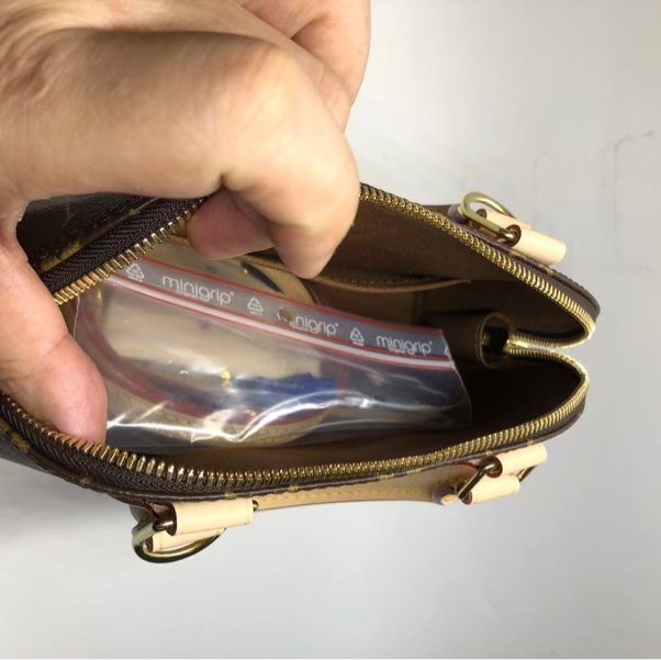 LV Alma BB 老花贝壳包-8