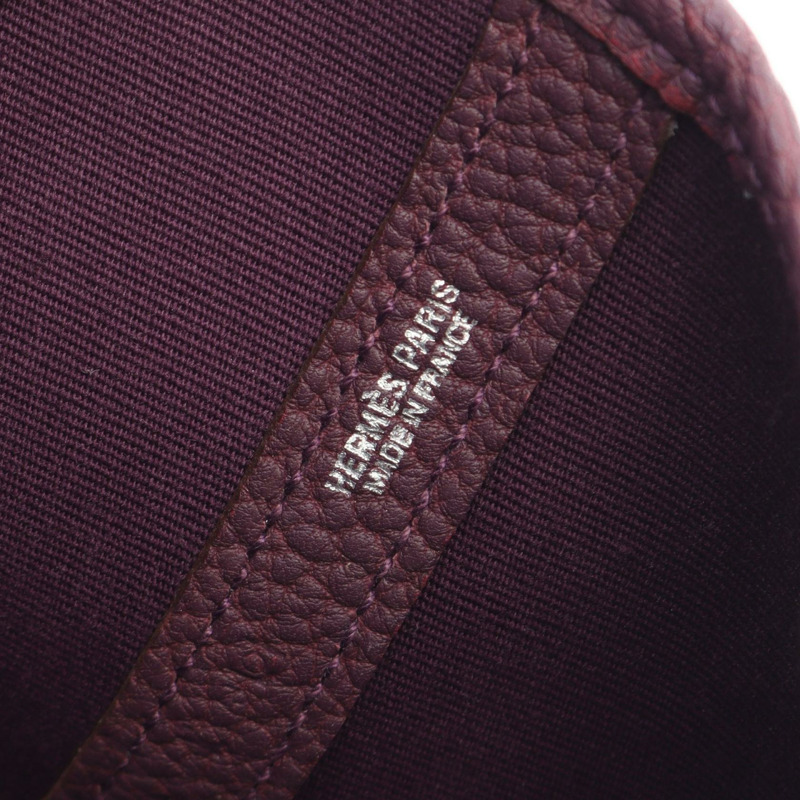 愛馬仕 Garden party PM 手提包，O Toile 帆布，卡西斯色皮革，SHW-3