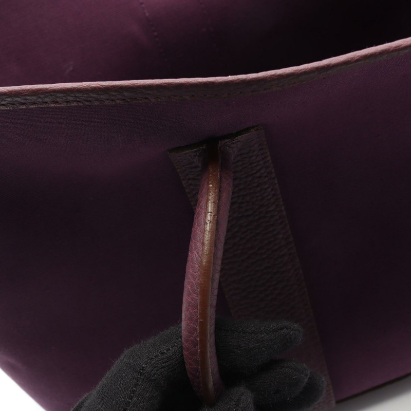 愛馬仕 Garden party PM 手提包，O Toile 帆布，卡西斯色皮革，SHW-8