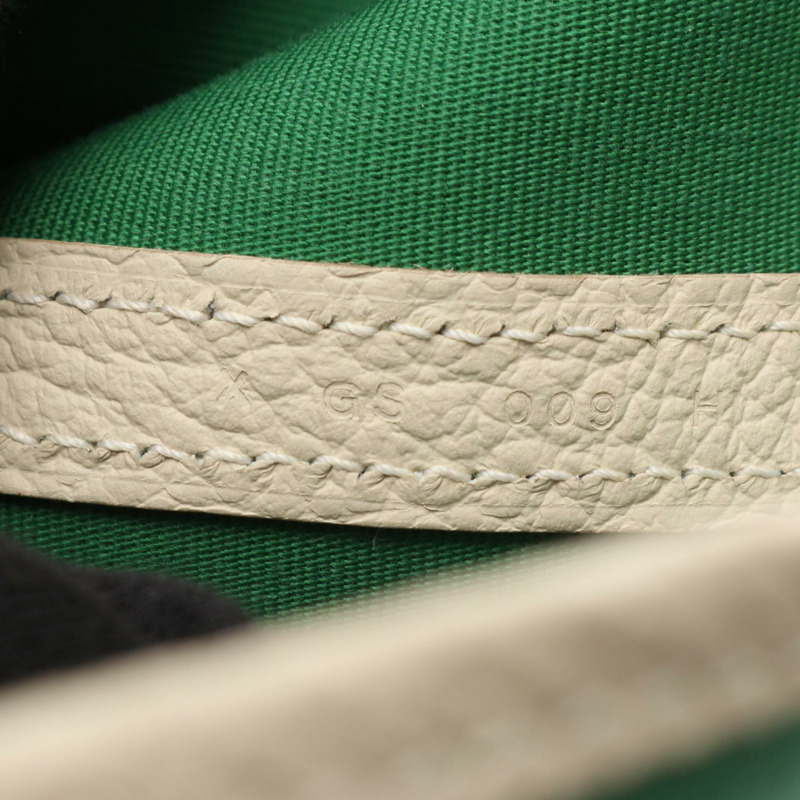 愛馬仕 Garden party PM 手提包 X Toile officier 皮革竹纖維帆布 SHW-4