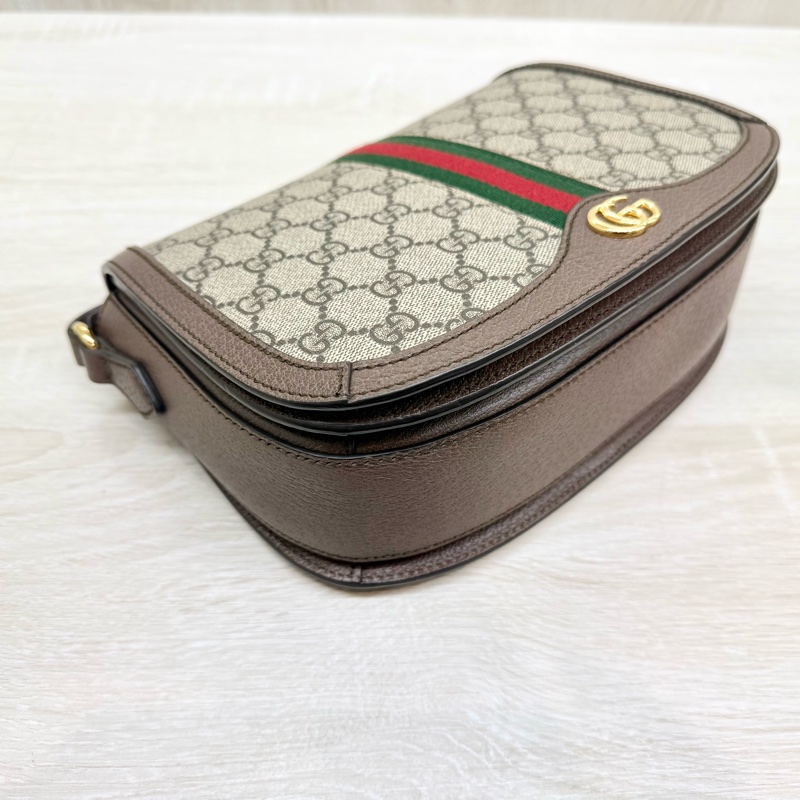 GUCCI 原花Ophidia系列GG小號肩背包 601044-6