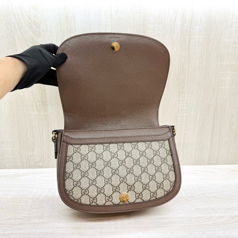 GUCCI 原花Ophidia系列GG小號肩背包 601044-10