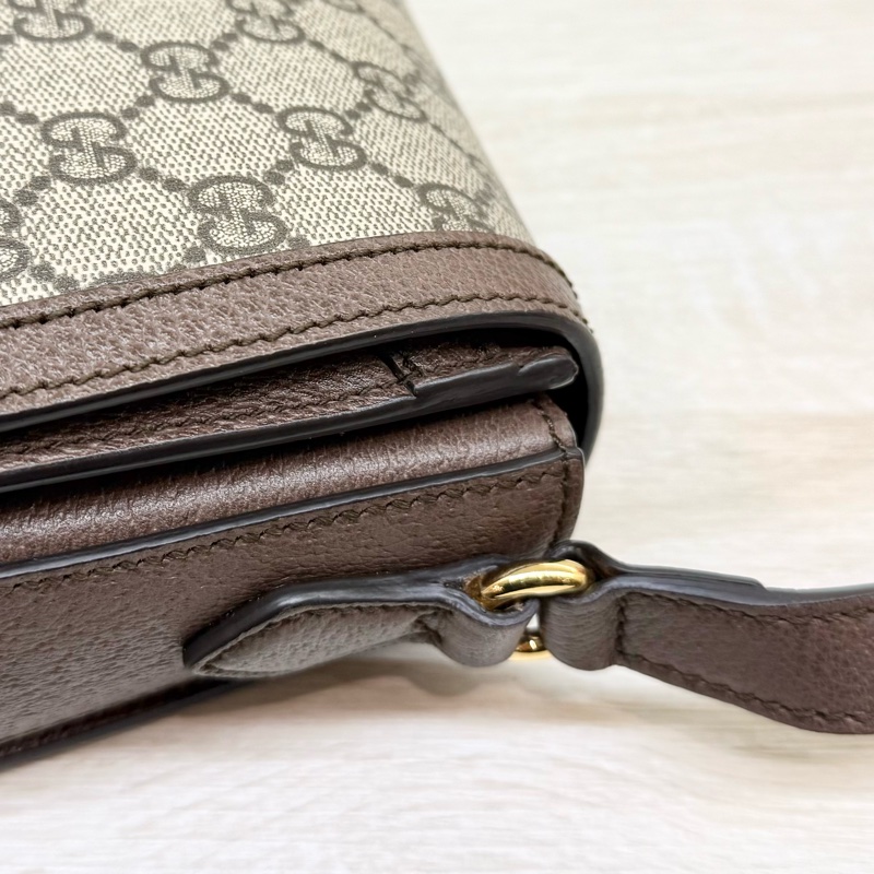 GUCCI 原花Ophidia系列GG小號肩背包 601044-13