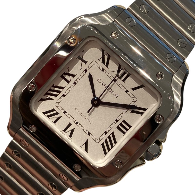CARTIER 卡地亞 SANTOS WATCH MM 山度士 WSSA0029 自動機械錶-0