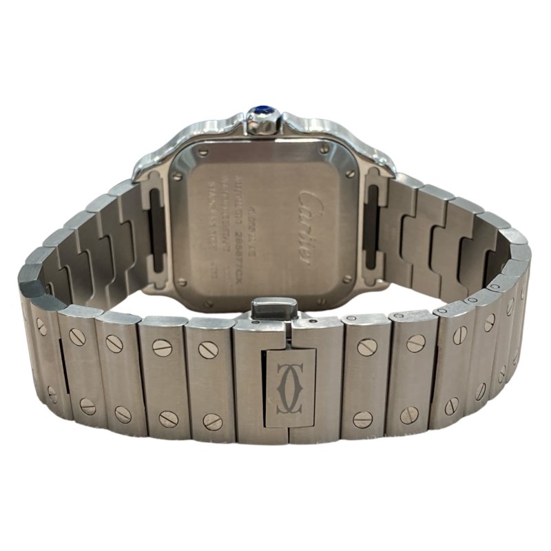 CARTIER 卡地亞 SANTOS WATCH MM 山度士 WSSA0029 自動機械錶-3