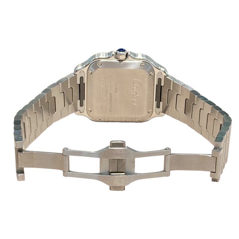 CARTIER 卡地亞 SANTOS WATCH MM 山度士 WSSA0029 自動機械錶-5