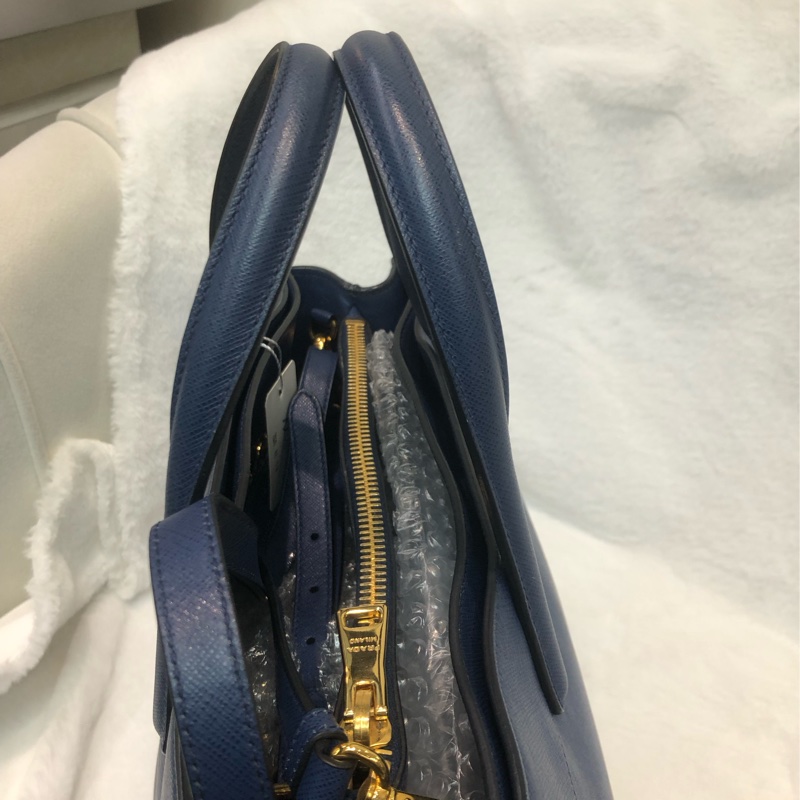 Prada 藍色十字牛皮2Way XC280-6