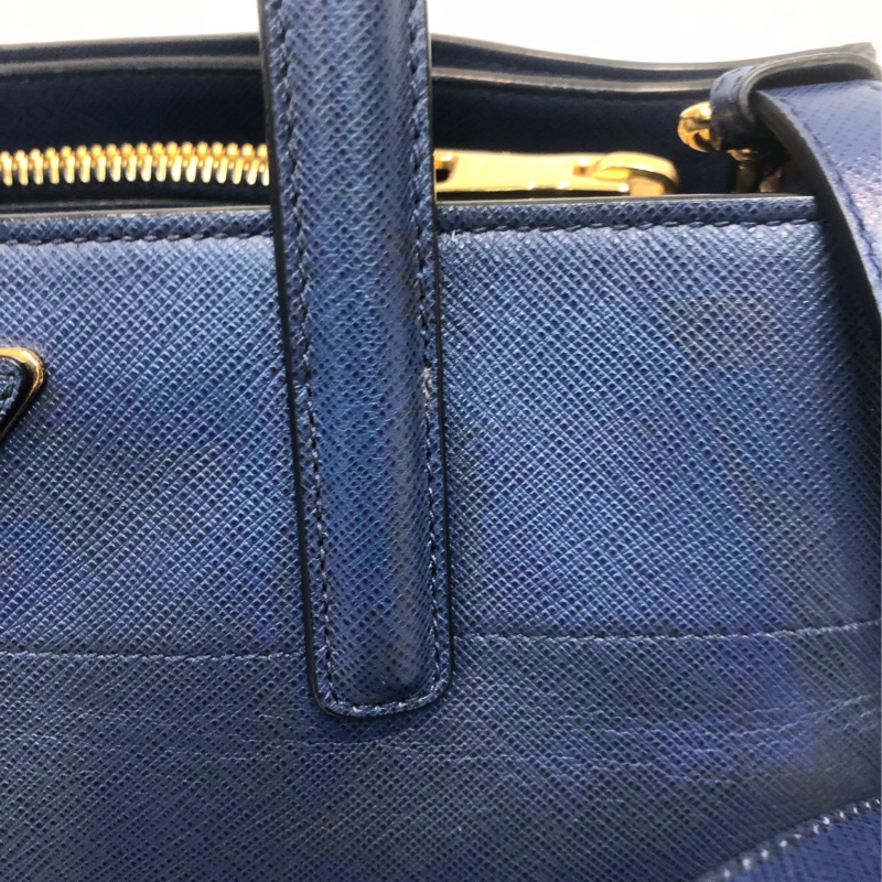 Prada 藍色十字牛皮2Way XC280-10