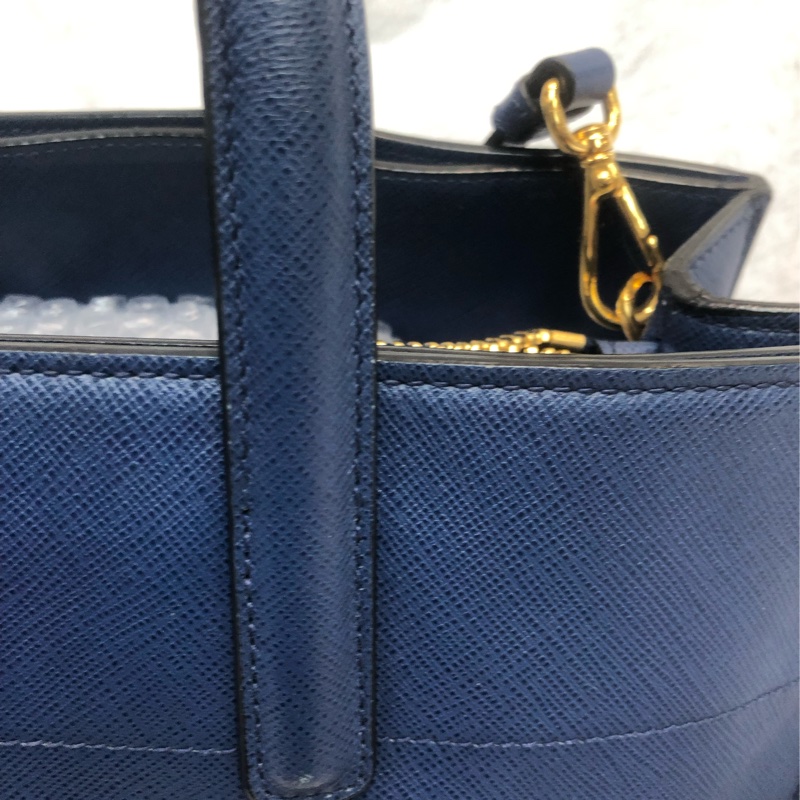 Prada 藍色十字牛皮2Way XC280-13