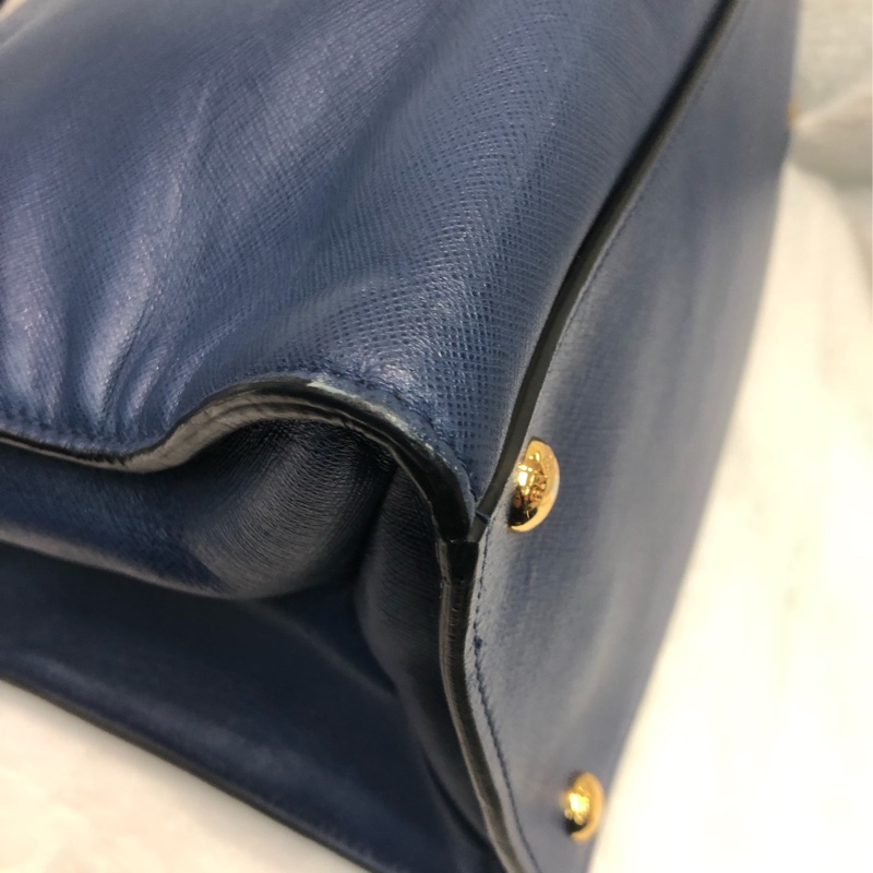 Prada 藍色十字牛皮2Way XC280-16