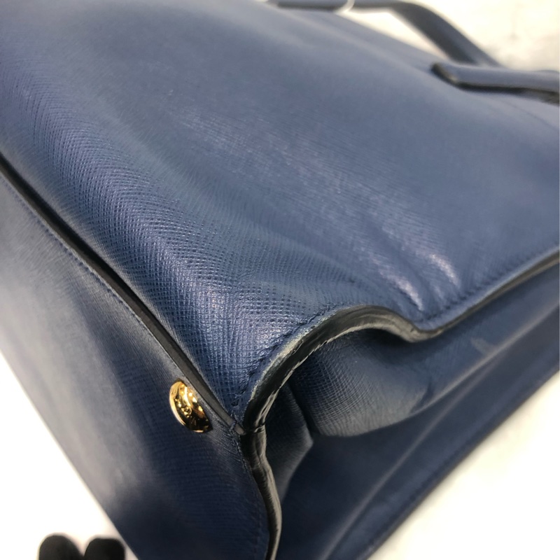 Prada 藍色十字牛皮2Way XC280-17