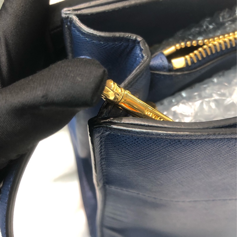 Prada 藍色十字牛皮2Way XC280-18