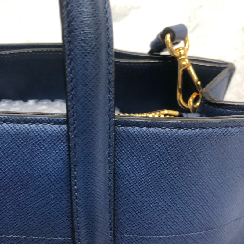 Prada 藍色十字牛皮2Way XC280-20