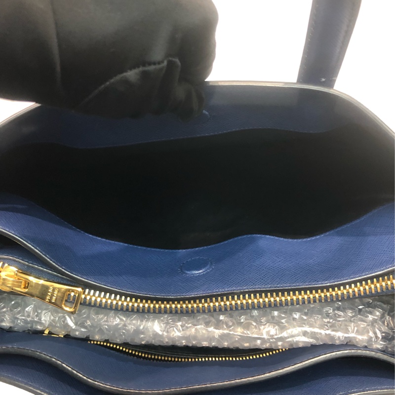 Prada 藍色十字牛皮2Way XC280-21