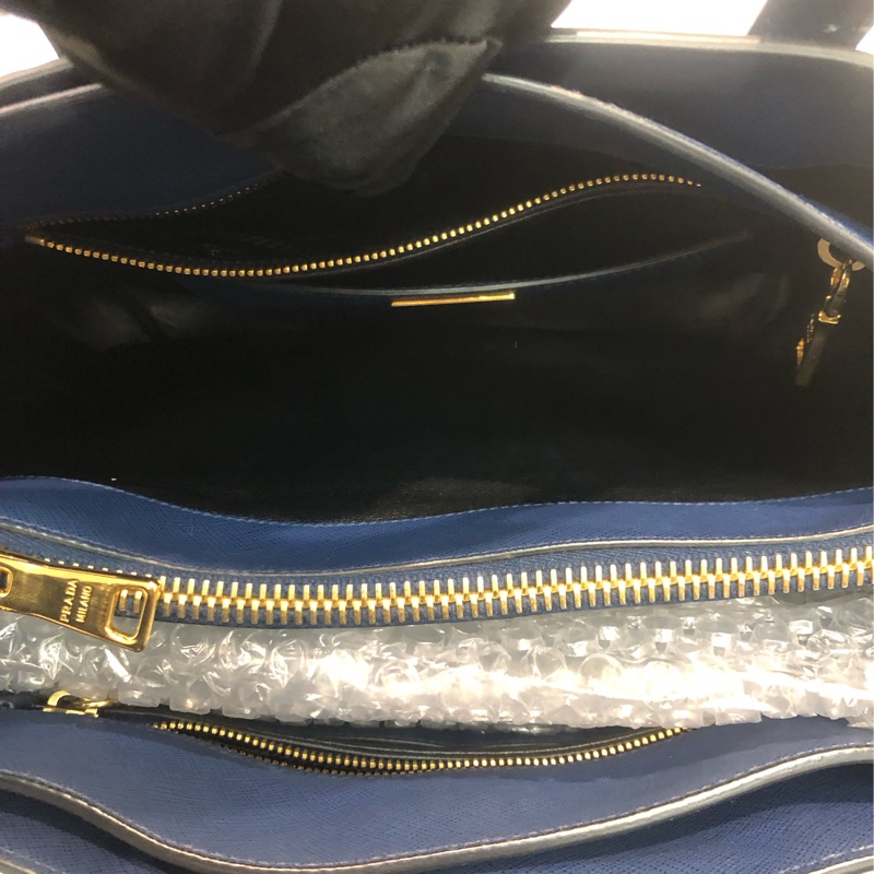 Prada 藍色十字牛皮2Way XC280-23