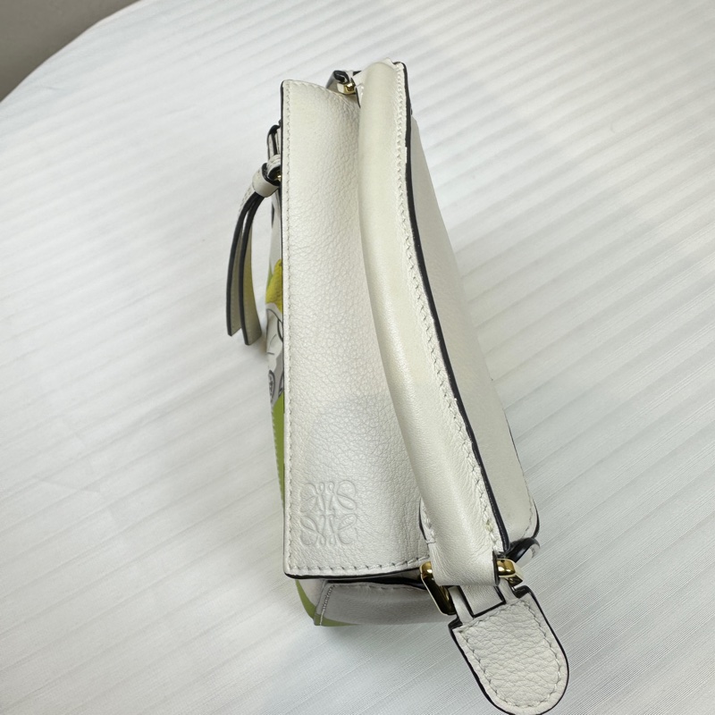 羅意威/Loewe x 吉卜力工作室 神隱少女系列 Mini Puzzle白色斜背包 18x8x12.5cm-2