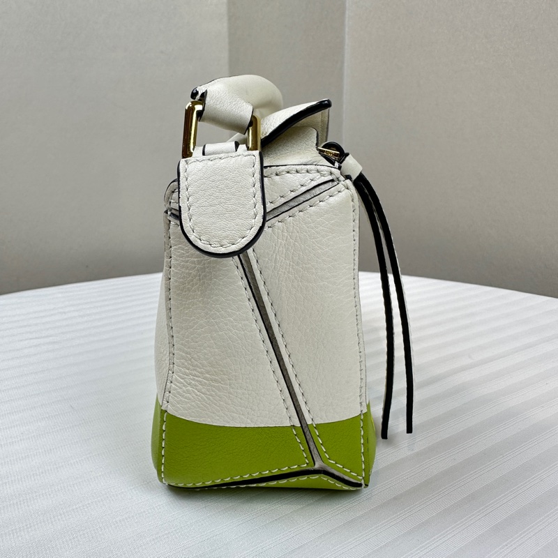 羅意威/Loewe x 吉卜力工作室 神隱少女系列 Mini Puzzle白色斜背包 18x8x12.5cm-4