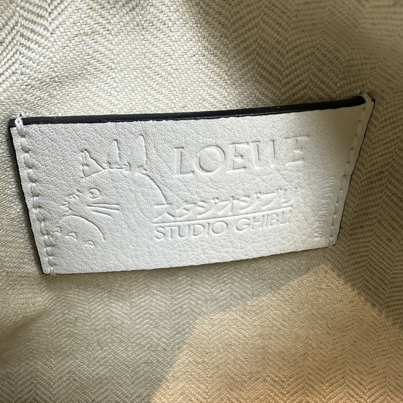 羅意威/Loewe x 吉卜力工作室 神隱少女系列 Mini Puzzle白色斜背包 18x8x12.5cm-8
