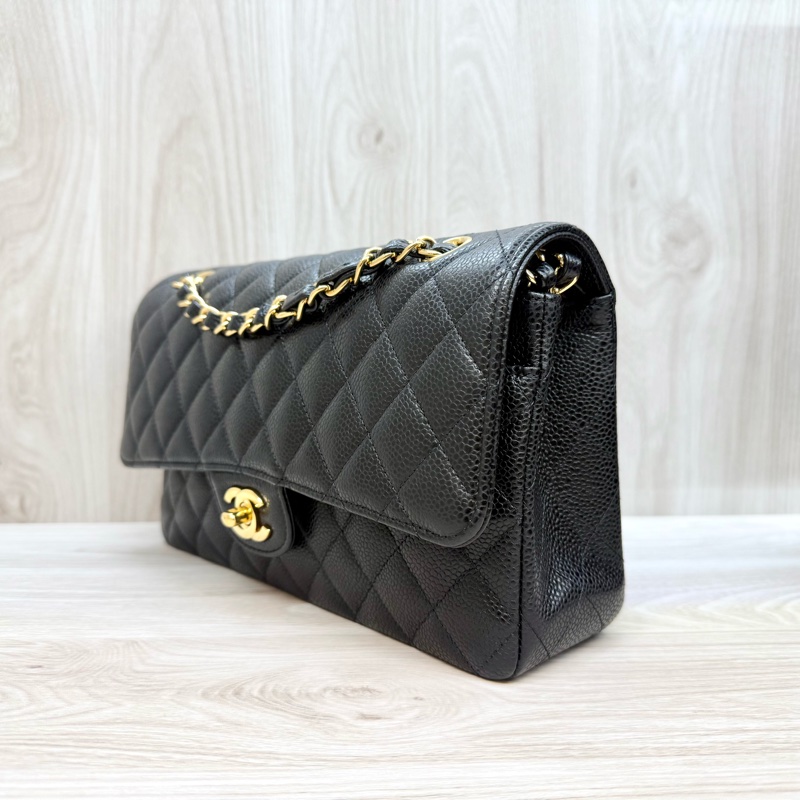 Chanel黑金荔枝皮CF25/A01112-3