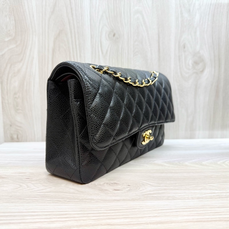 Chanel黑金荔枝皮CF25/A01112-4
