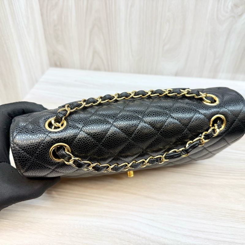 Chanel黑金荔枝皮CF25/A01112-9