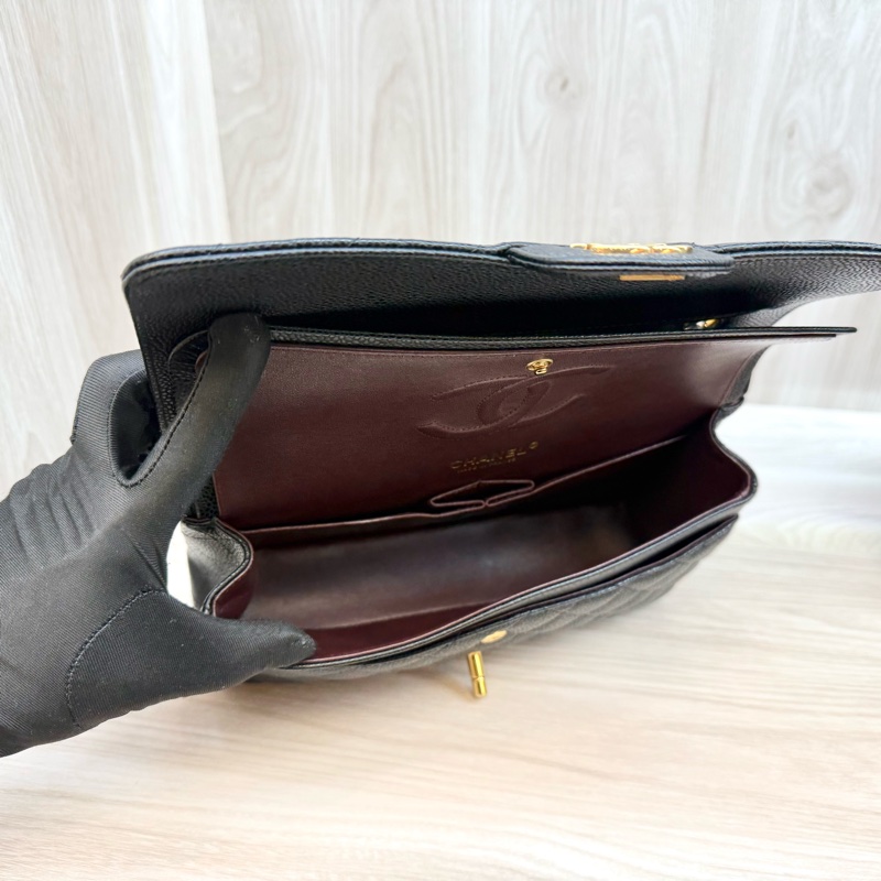 Chanel黑金荔枝皮CF25/A01112-13