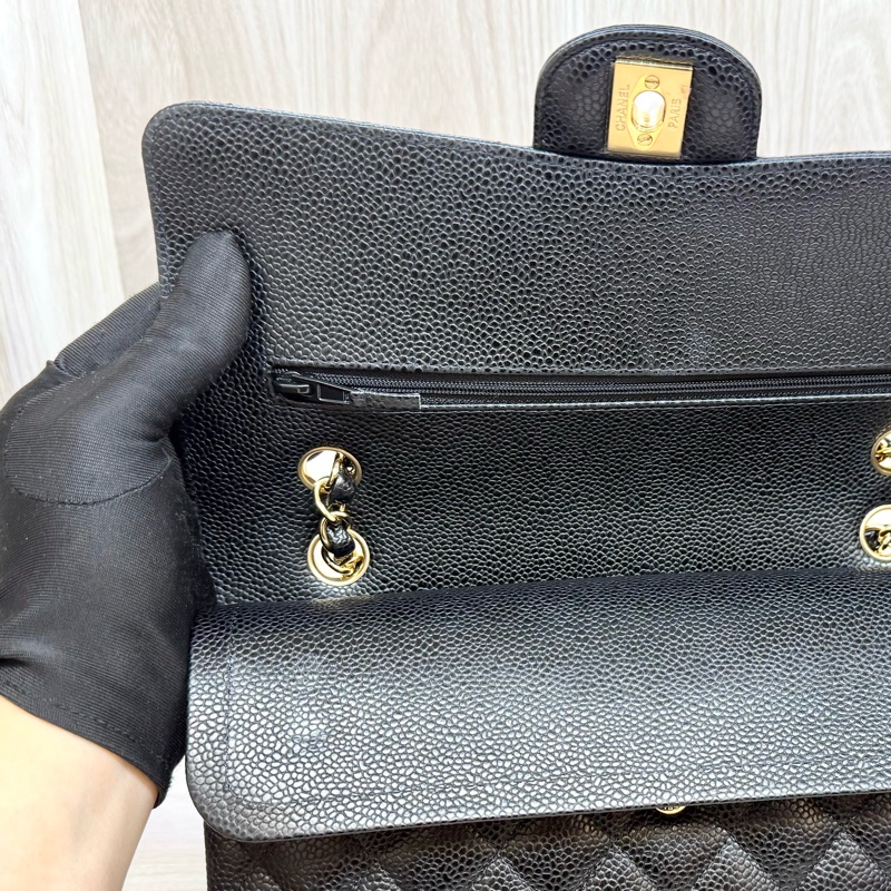 Chanel黑金荔枝皮CF25/A01112-25