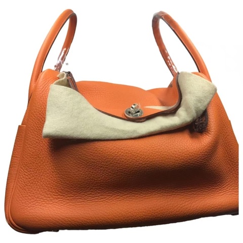 爱马仕 Lindy 34 爱马仕橙 Togo/Clemence 皮