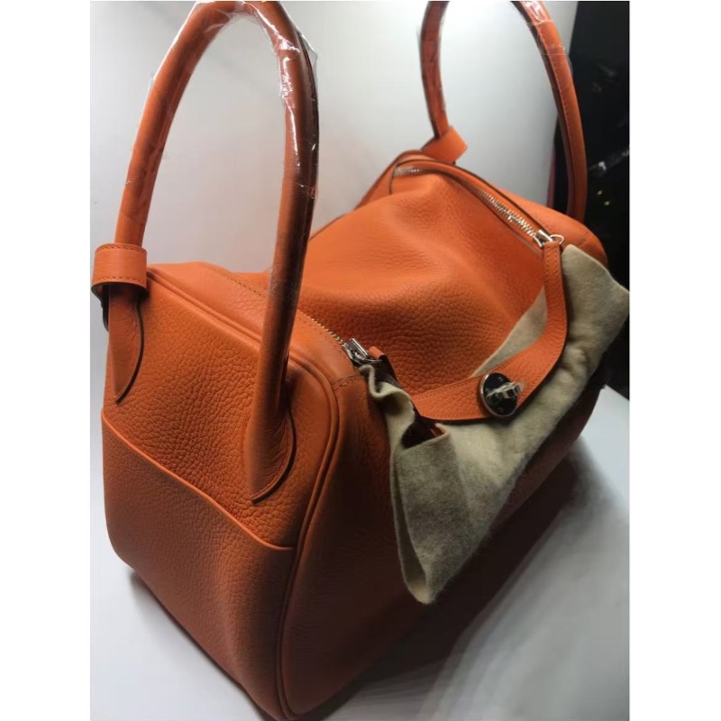 爱马仕 Lindy 34 爱马仕橙 Togo/Clemence 皮-1