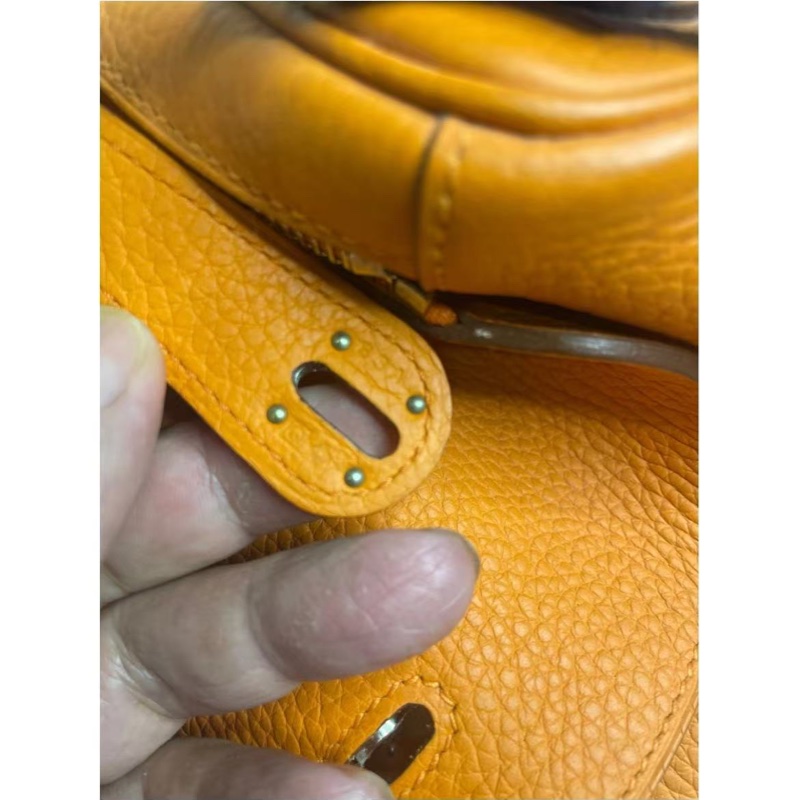 爱马仕 Lindy 34 爱马仕橙 Togo/Clemence 皮-5