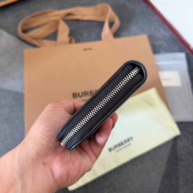Burberry牛皮拉鍊長夾-4