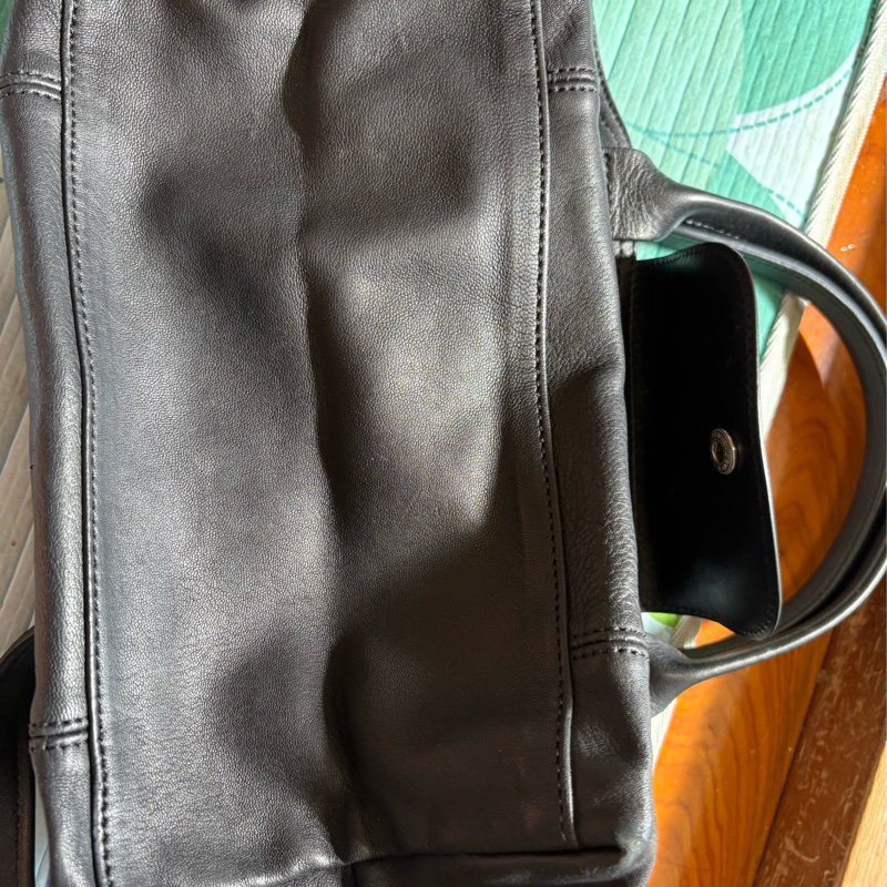 限時大降價～～Longchamp 小羊皮 S號 黑色 已絕版 9成新 黑色-7