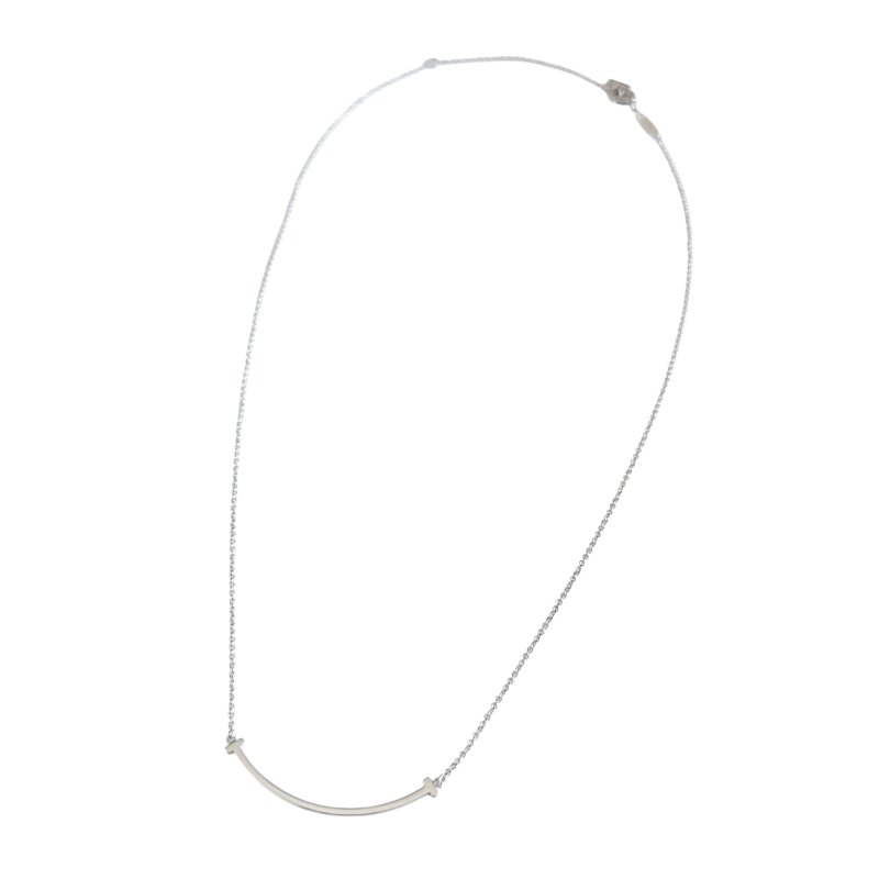 TIFFANY & CO. Tiffany T Smile 微笑 純銀 頸鏈-1