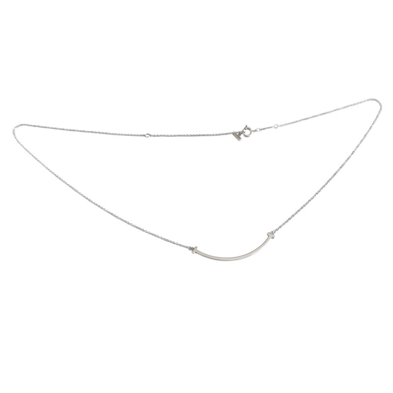TIFFANY & CO. Tiffany T Smile 微笑 純銀 頸鏈-2