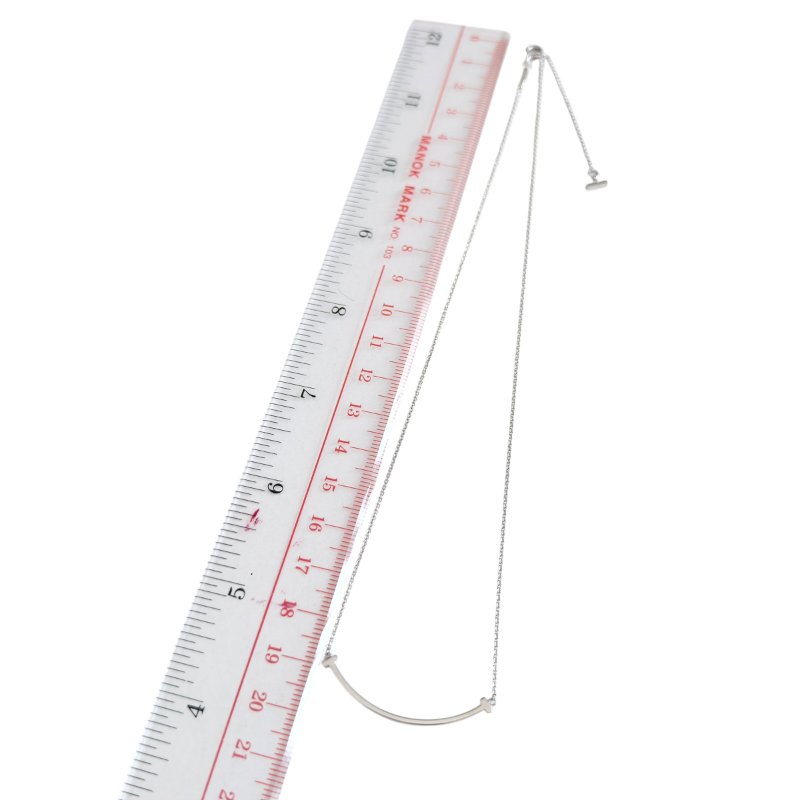 TIFFANY & CO. Tiffany T Smile 微笑 純銀 頸鏈-9