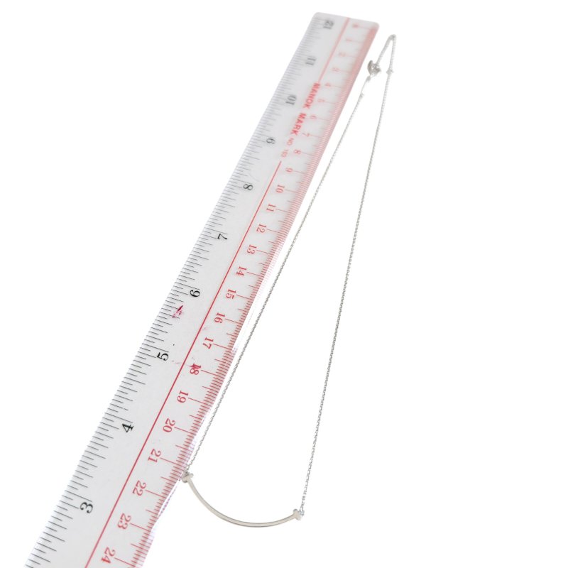TIFFANY & CO. Tiffany T Smile 微笑 純銀 頸鏈-10