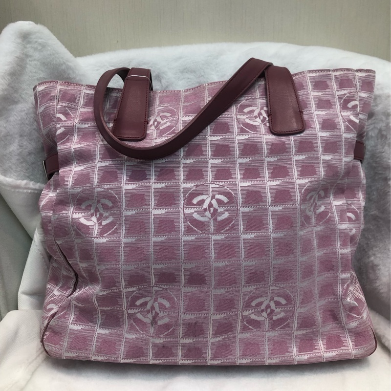Chanel 玫瑰紅冰格 XB566-0