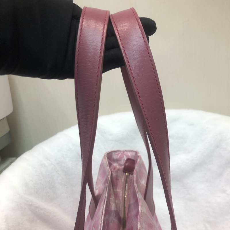 Chanel 玫瑰紅冰格 XB566-5