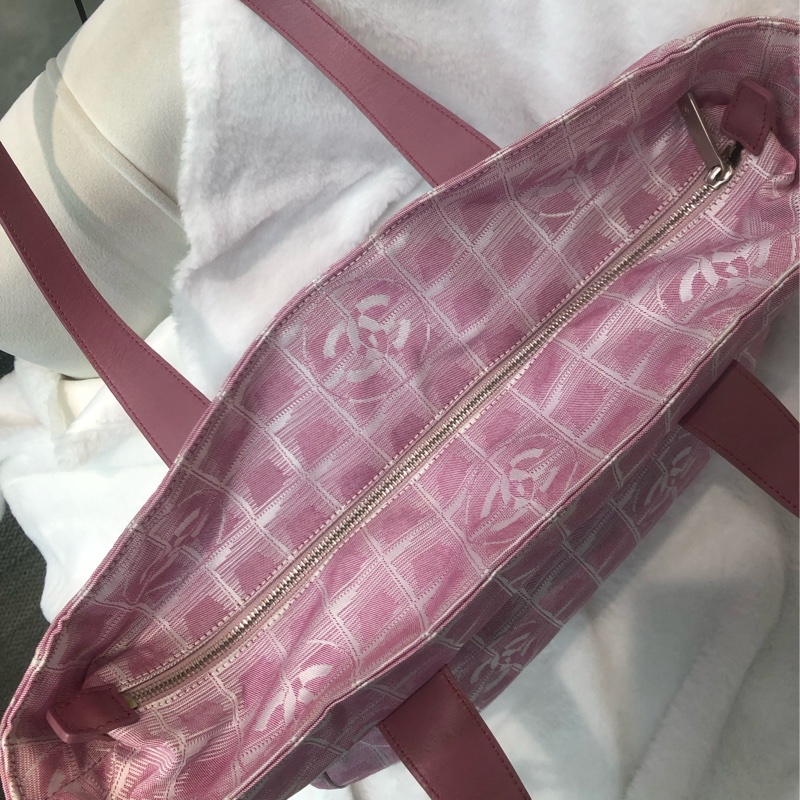 Chanel 玫瑰紅冰格 XB566-7