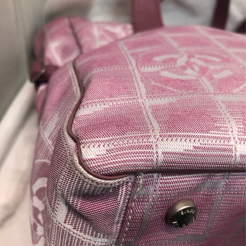 Chanel 玫瑰紅冰格 XB566-12