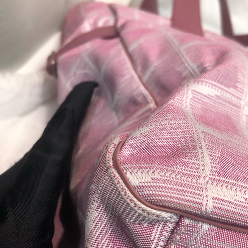 Chanel 玫瑰紅冰格 XB566-13